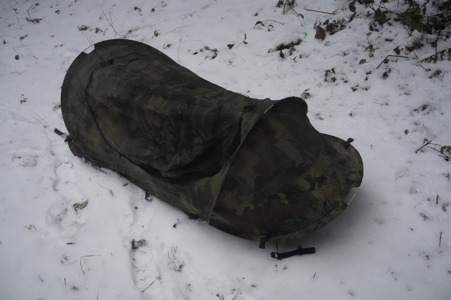 US Military issue Pop Up Tents - Used, One man bug net