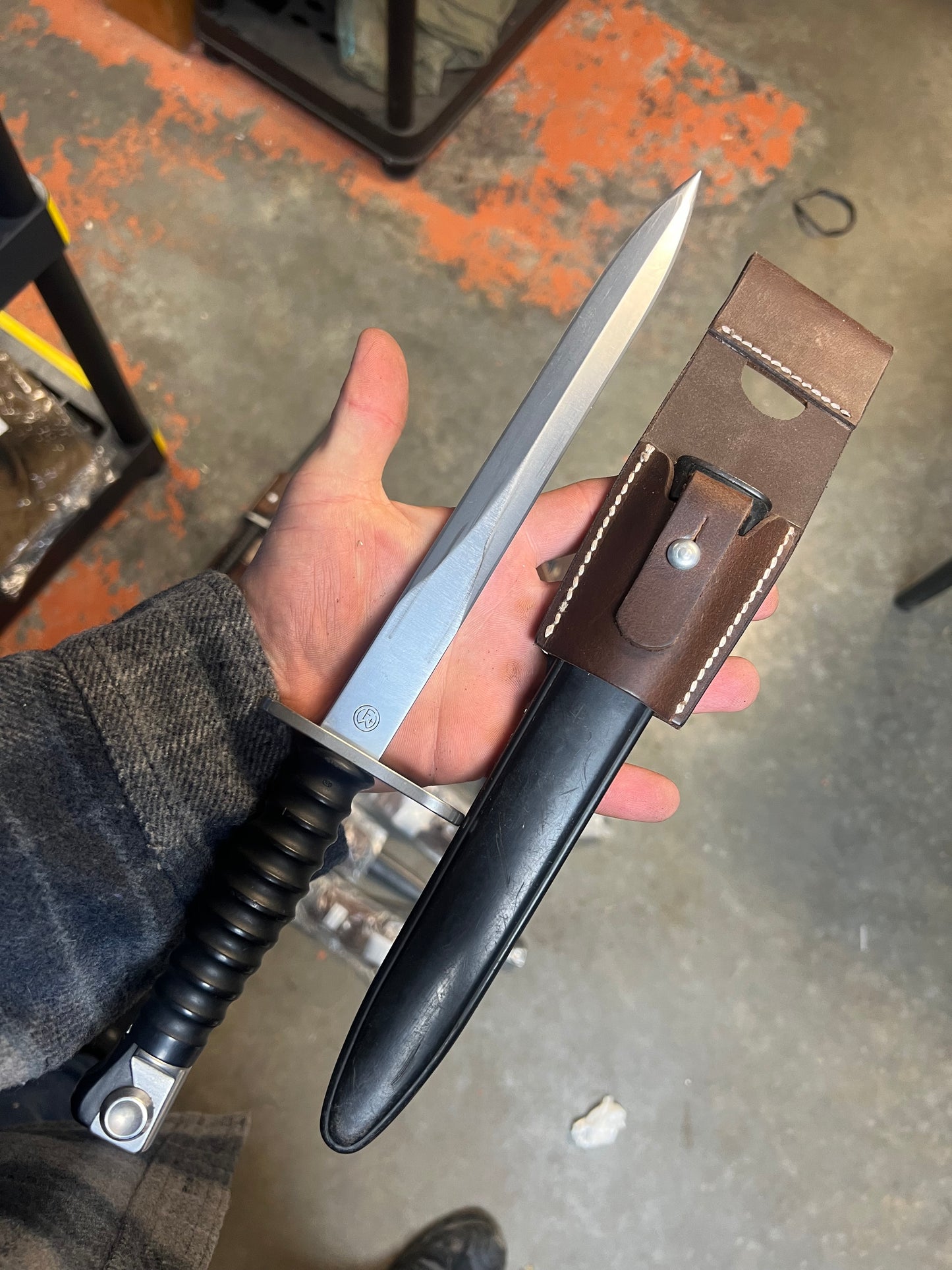 Swiss Military Surplus M57 Bayonet w/ Scabbard