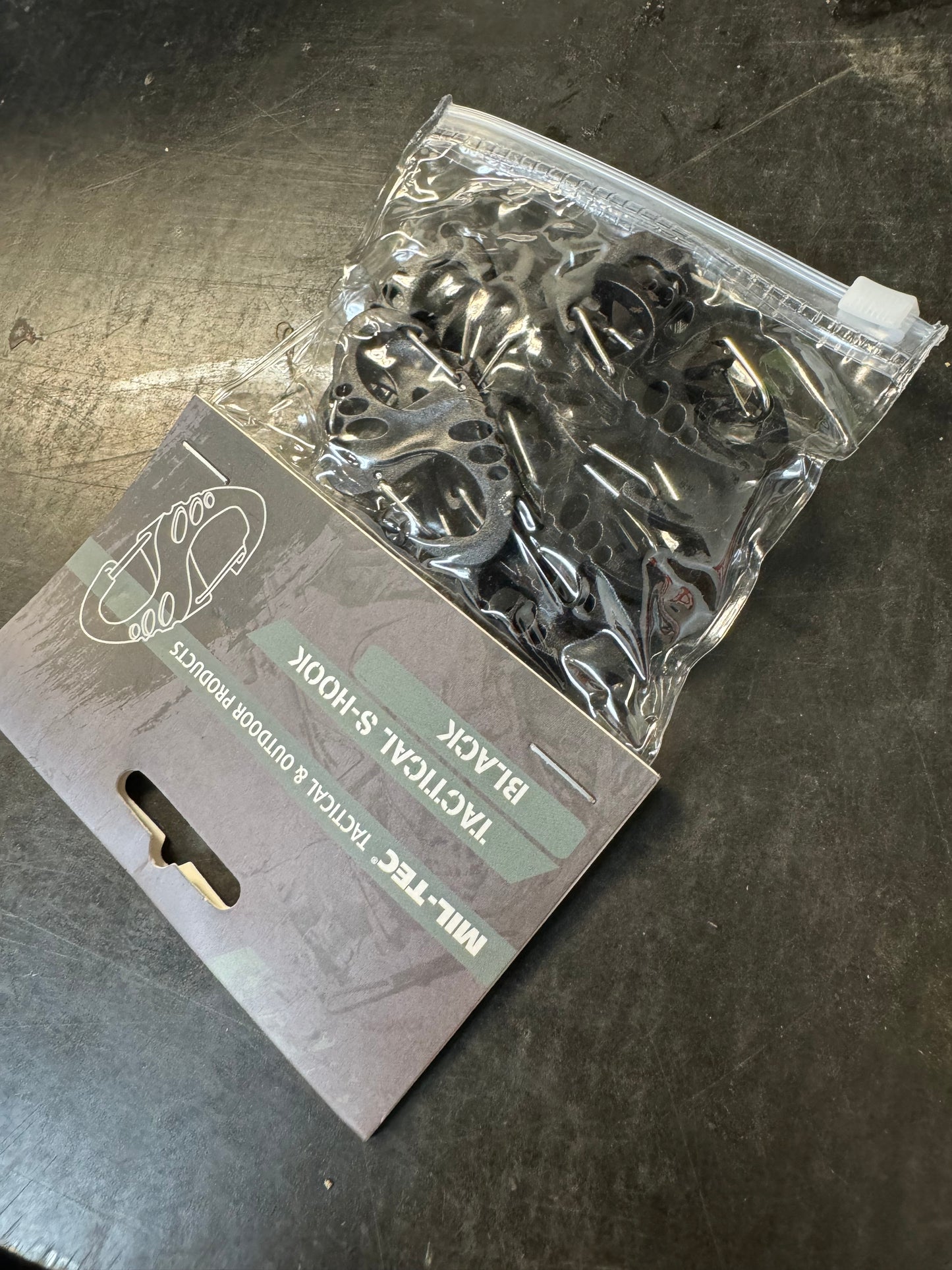 MIL-TEC Tactical S Hook 10-Pack - Black
