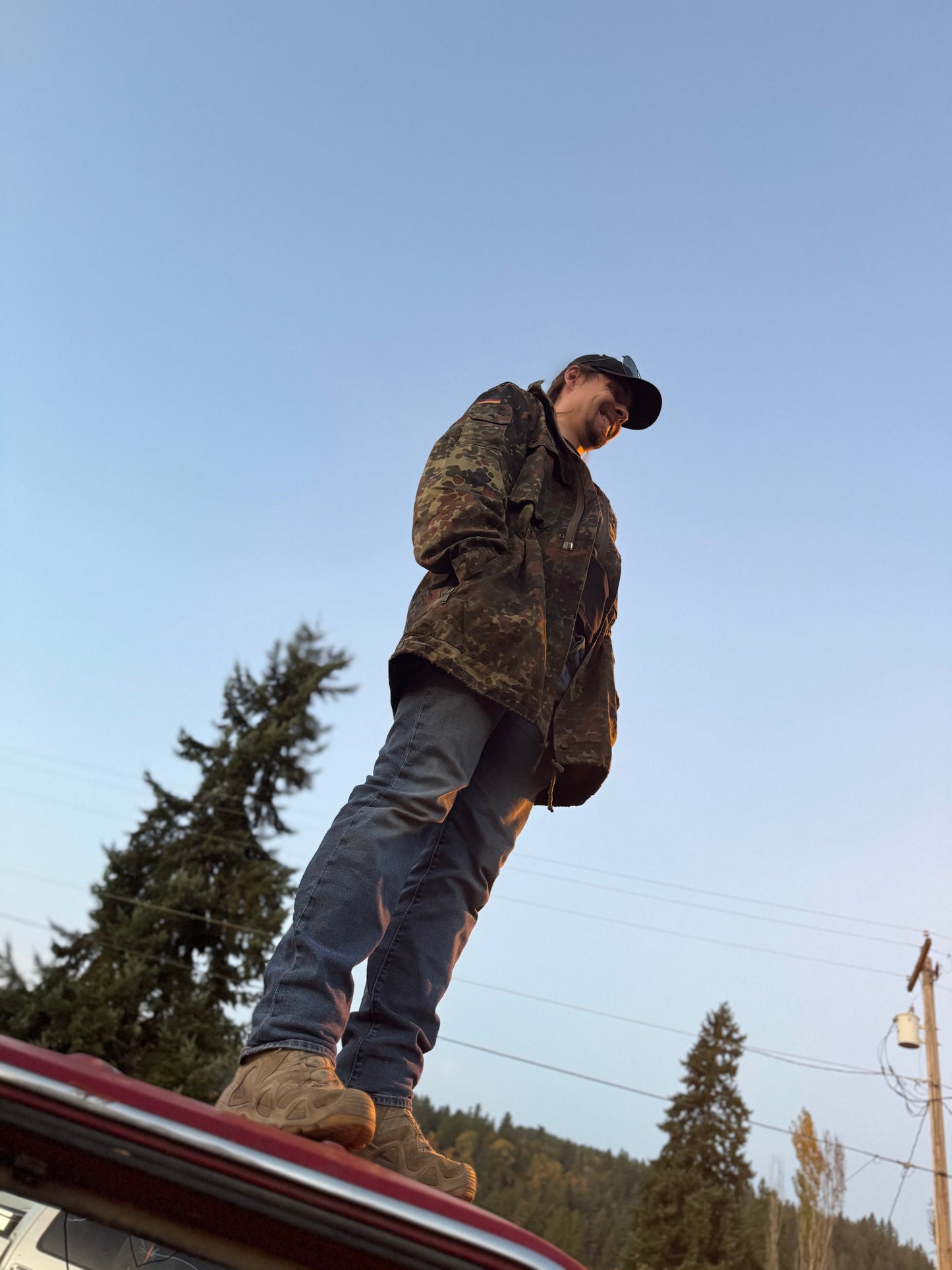 German Military Bundeswehr Flecktarn Light Parka - Used