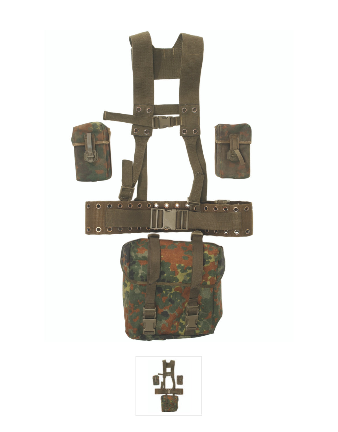 German Military Surplus Flecktarn G3 Patrolman Belt Kit