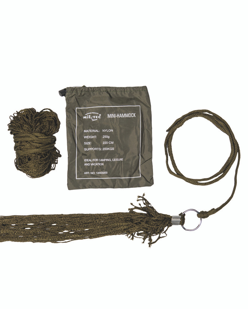 Mil-Tec OD Mini-Hammock w/ Bag