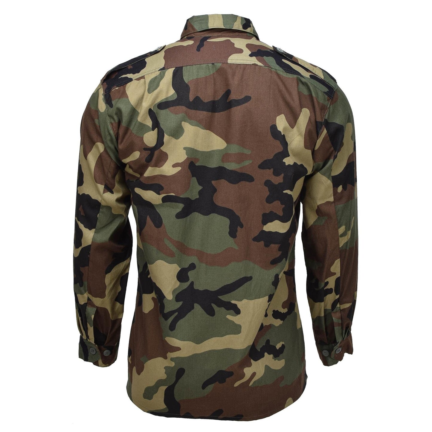 Croatian Surplus Woodland Summer Light Weight Field Shirts - Like New