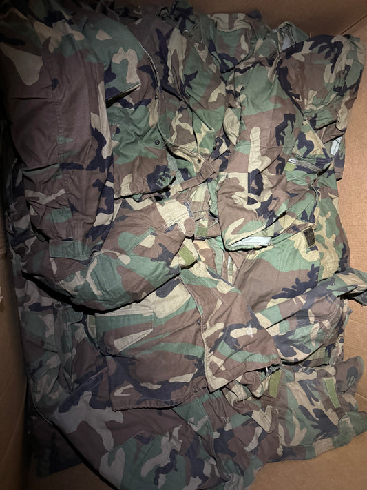 USGI M65 W/L Field Jacket M81 Woodland Camo - Used