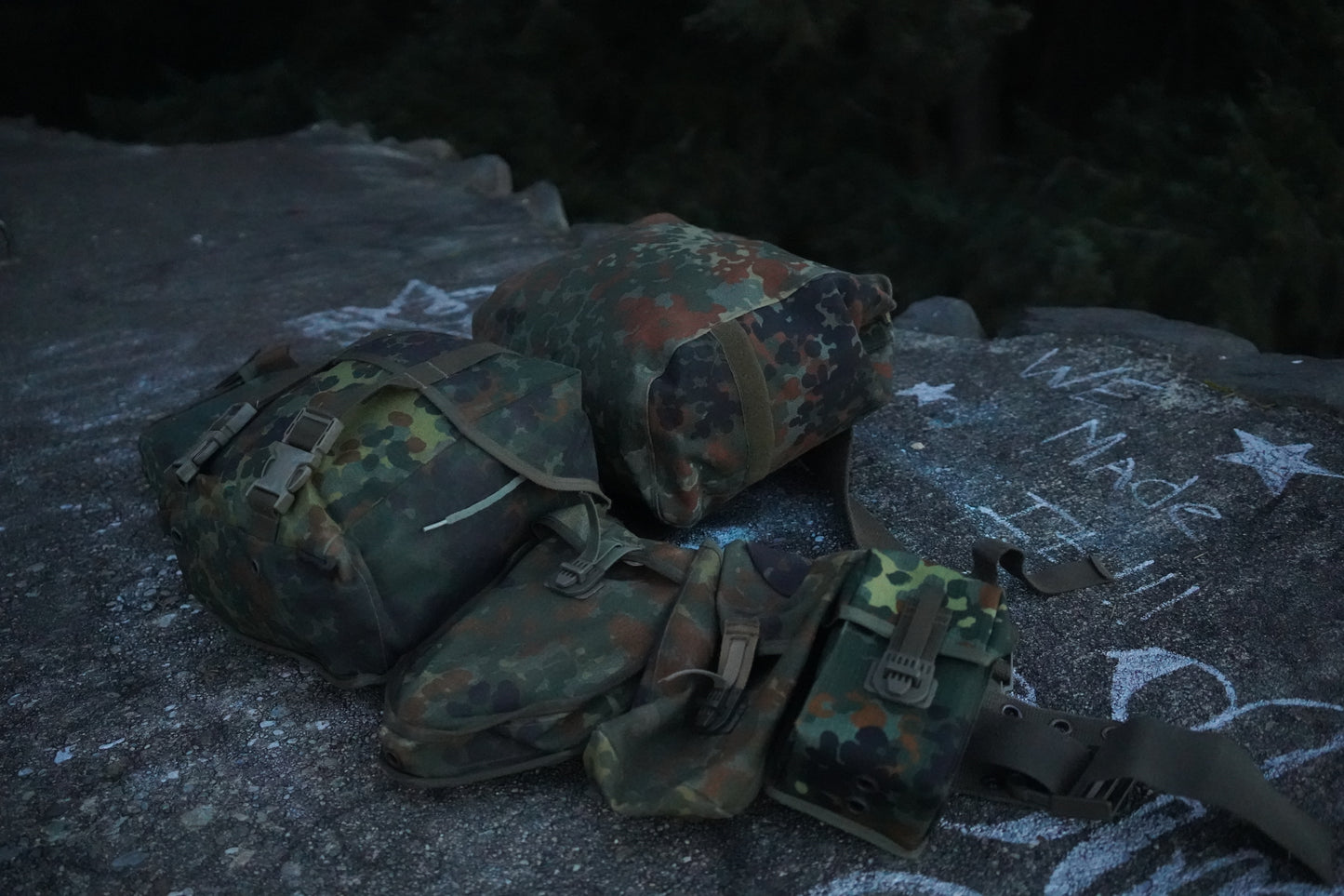 German Military Surplus Flecktarn G3 Patrolman Belt Kit