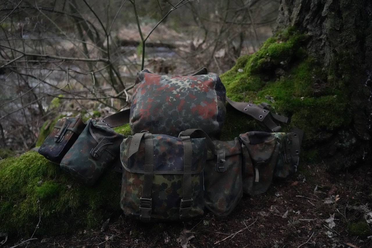 German Military Surplus Flecktarn G3 Patrolman Belt Kit