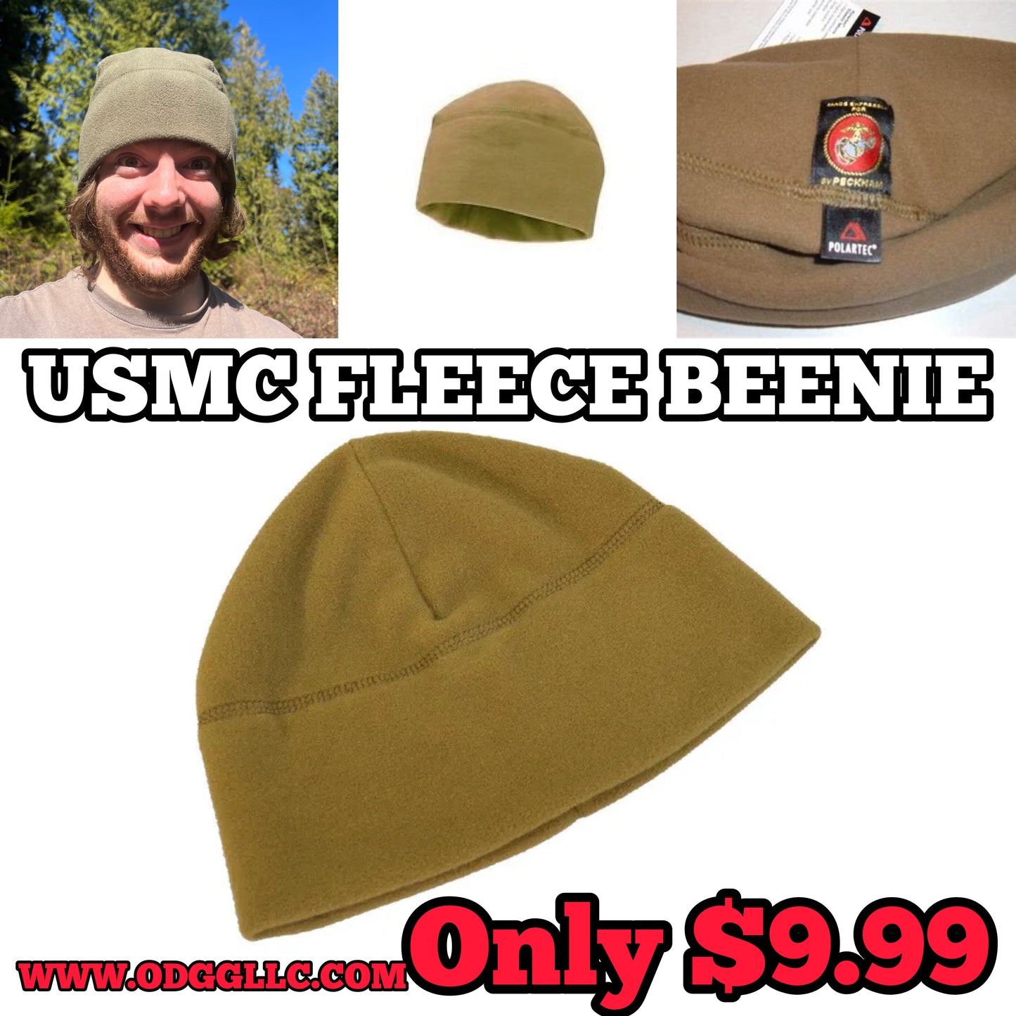 USMC PolarTec Fleece Beanie