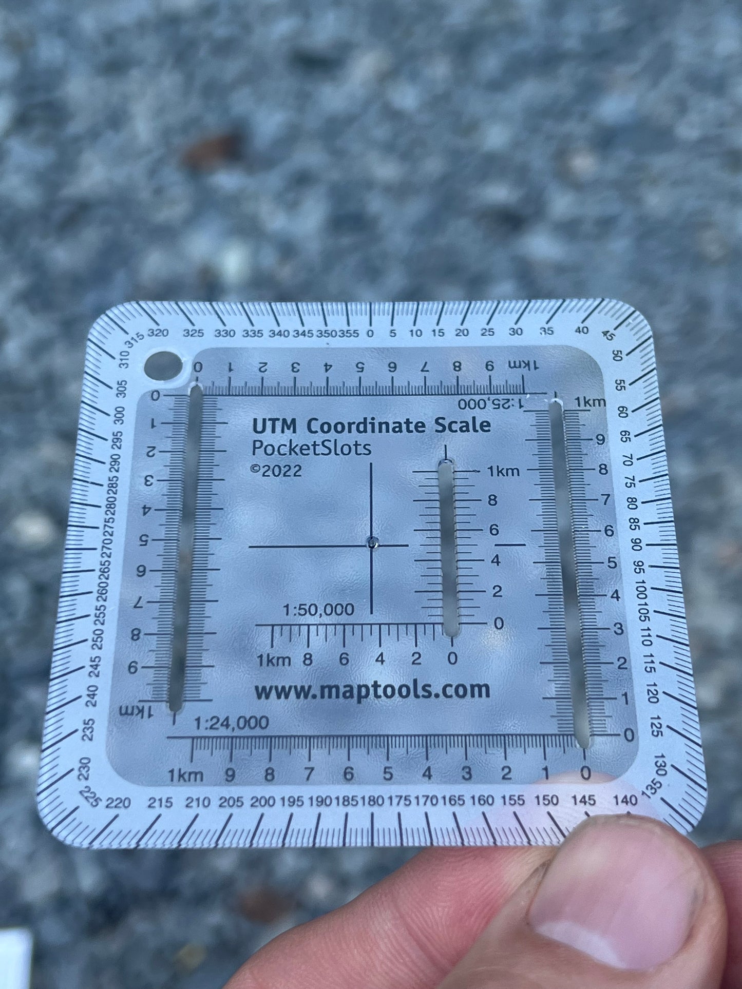 MapTools Pocket Protractor