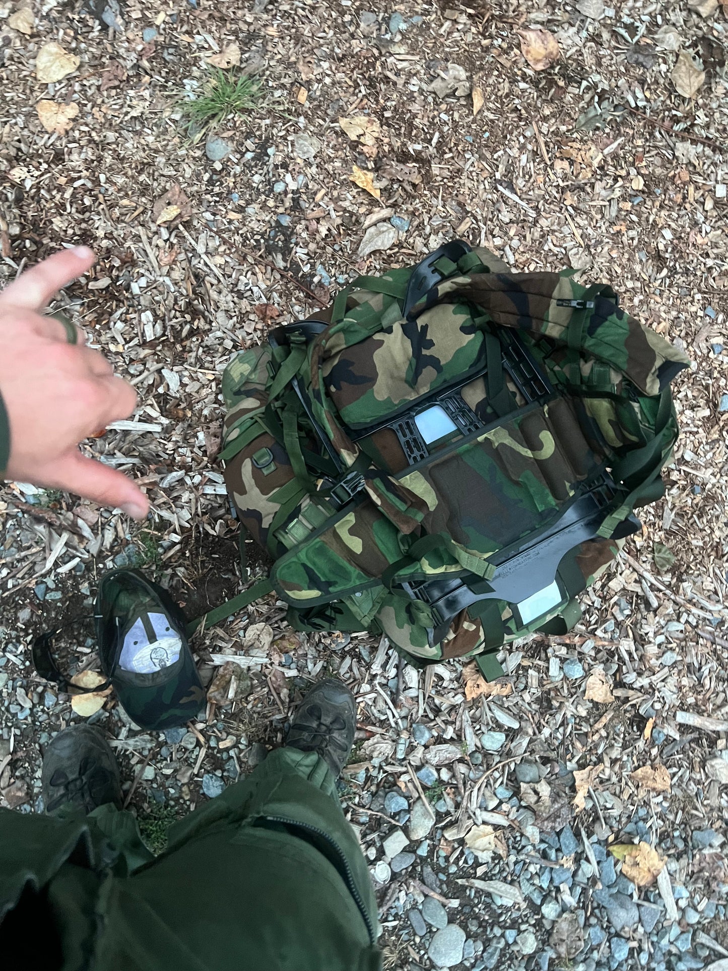 USGI MOLLE-ii M81 Rucksack and Components - Used