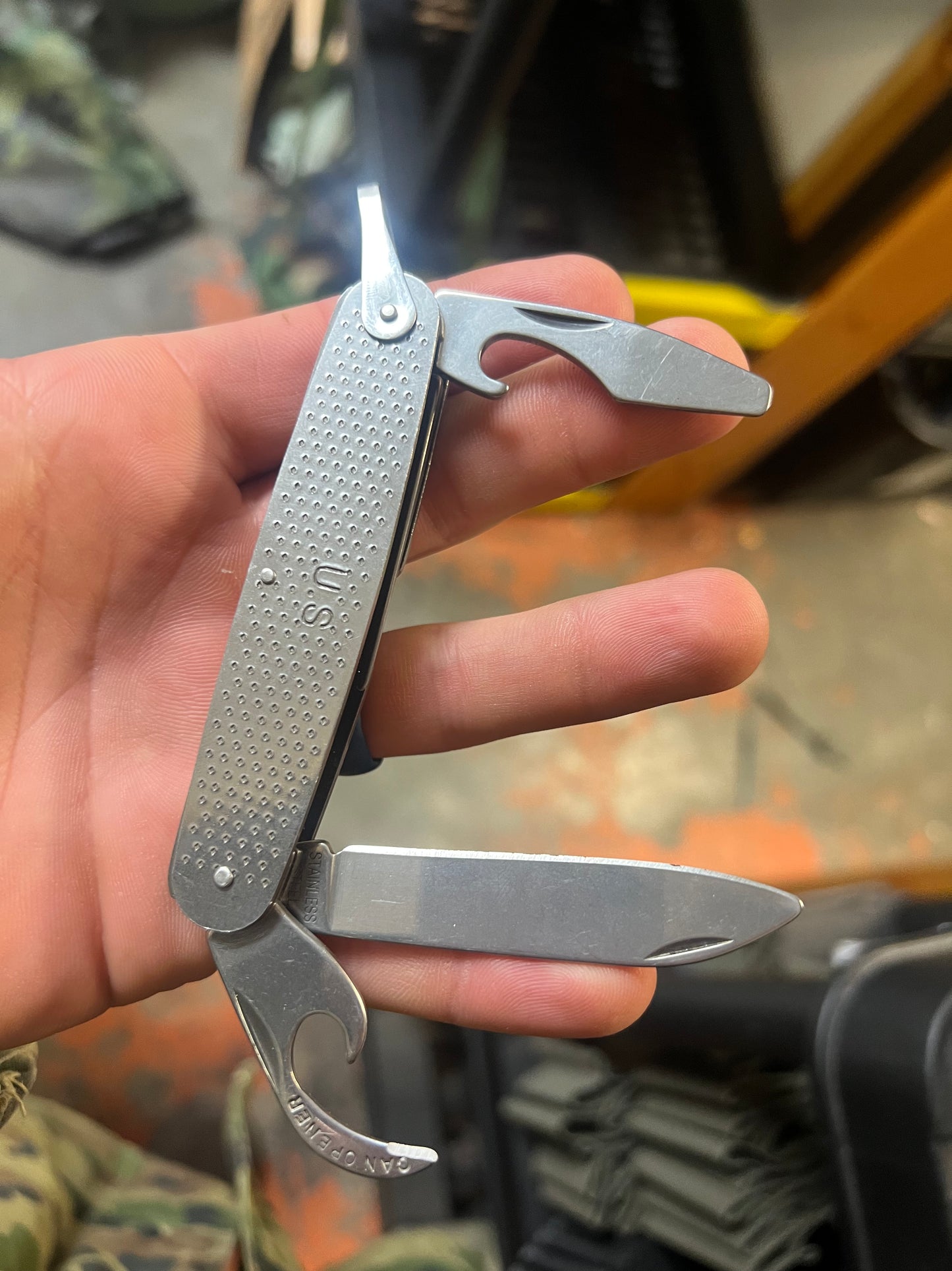 MIL-TEC Reproduction USGI Stainless Steel Pocket Knife