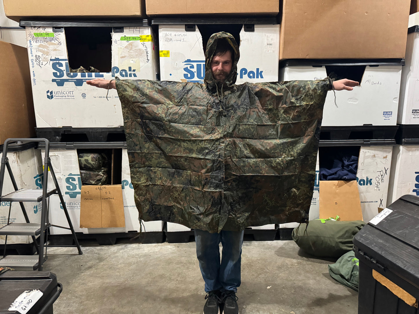 MIL-TEC Wet Weather Ripstop Ponchos - Multiple Patterns