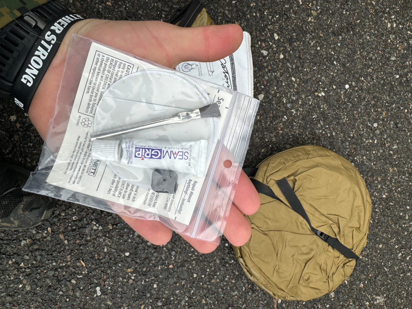 US Military issue Pop Up Tents - Used, One man bug net