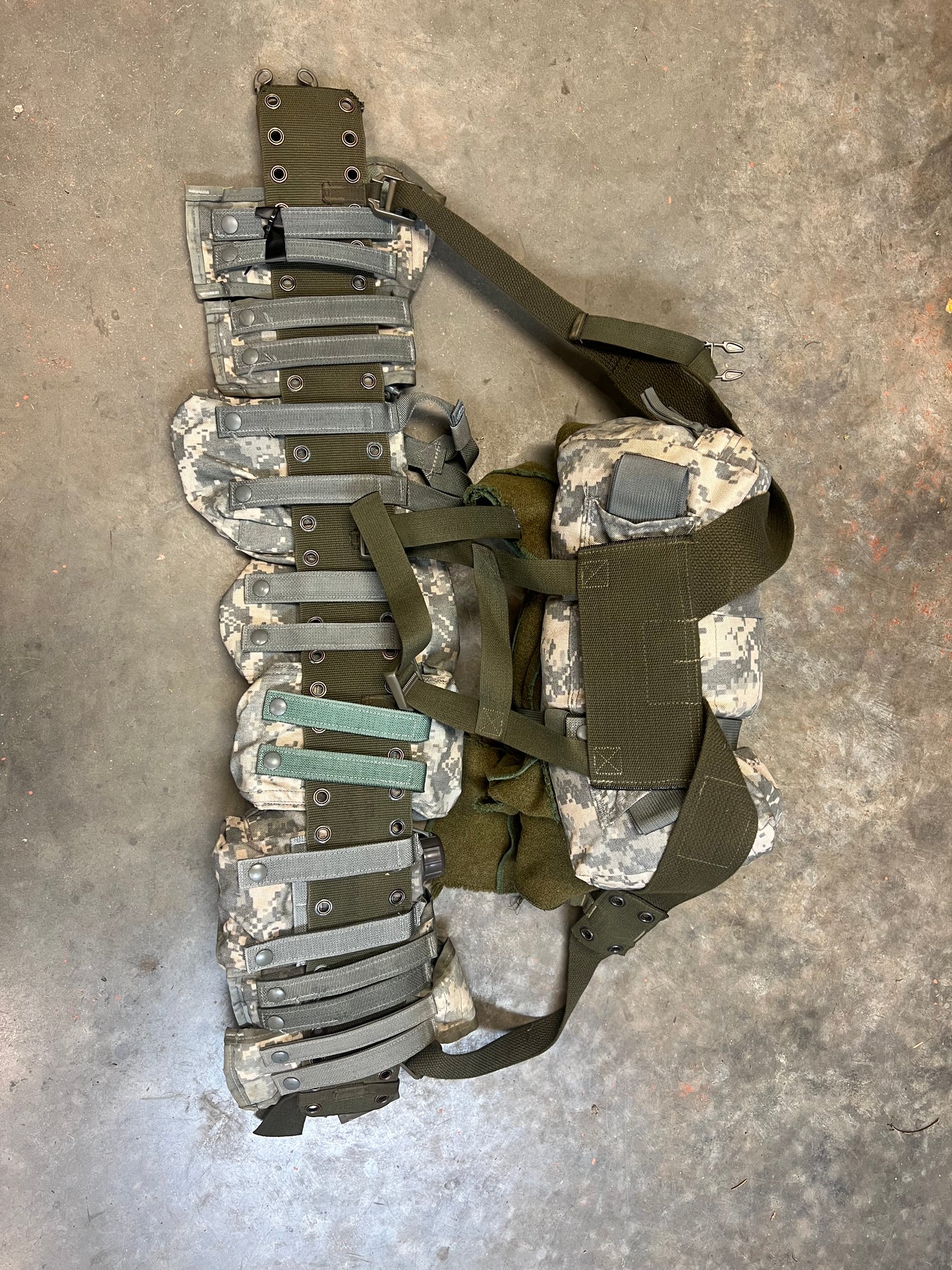 German Military Surplus Flecktarn G3 Patrolman Belt Kit