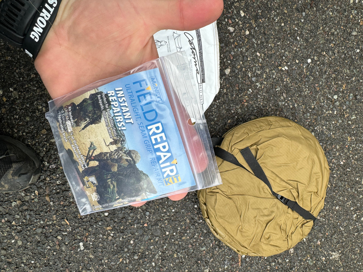 US Military issue Pop Up Tents - Used, One man bug net