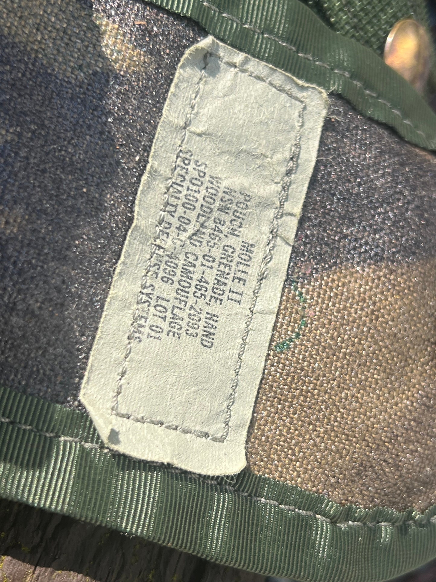 USGI MOLLE-ii M81 Woodland Magazine Pouch - Used