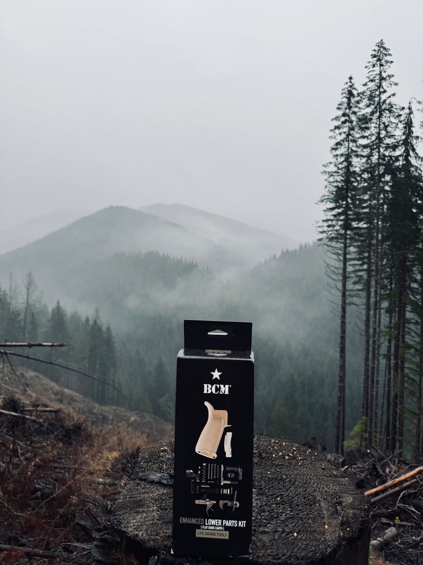 BCM Enhanced AR-15 Multi-Caliber Lower Parts Kit - Flat Dark Earth