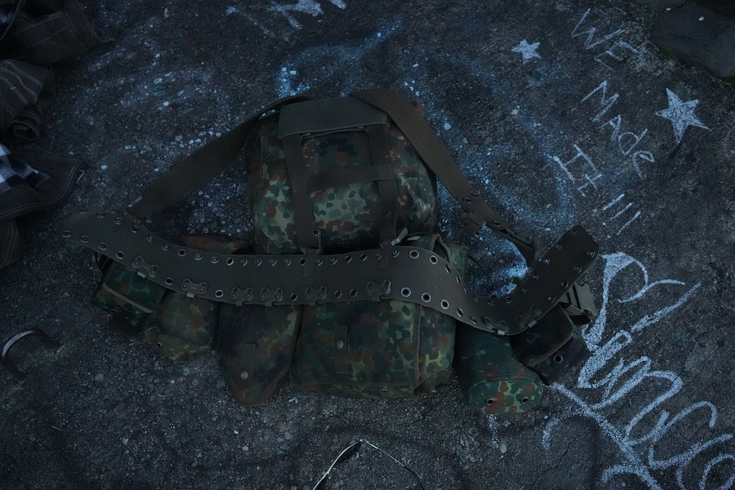 German Military Surplus Flecktarn G3 Patrolman Belt Kit