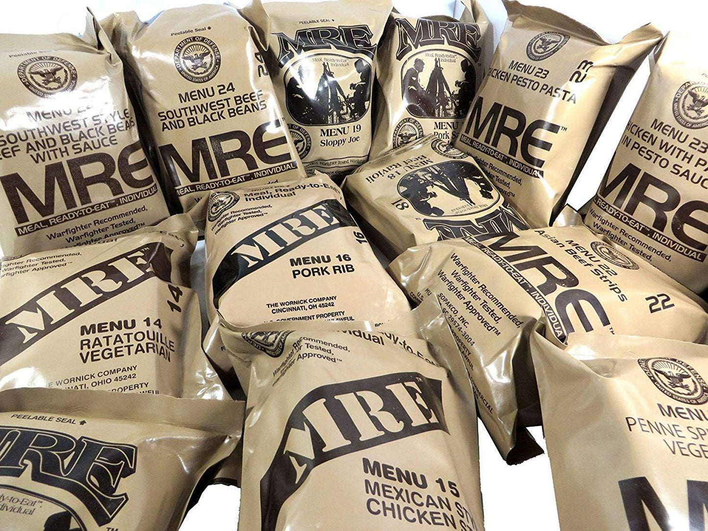 US Military Surplus Individual Meal Ready to Eat (MRE) - 1 Pack