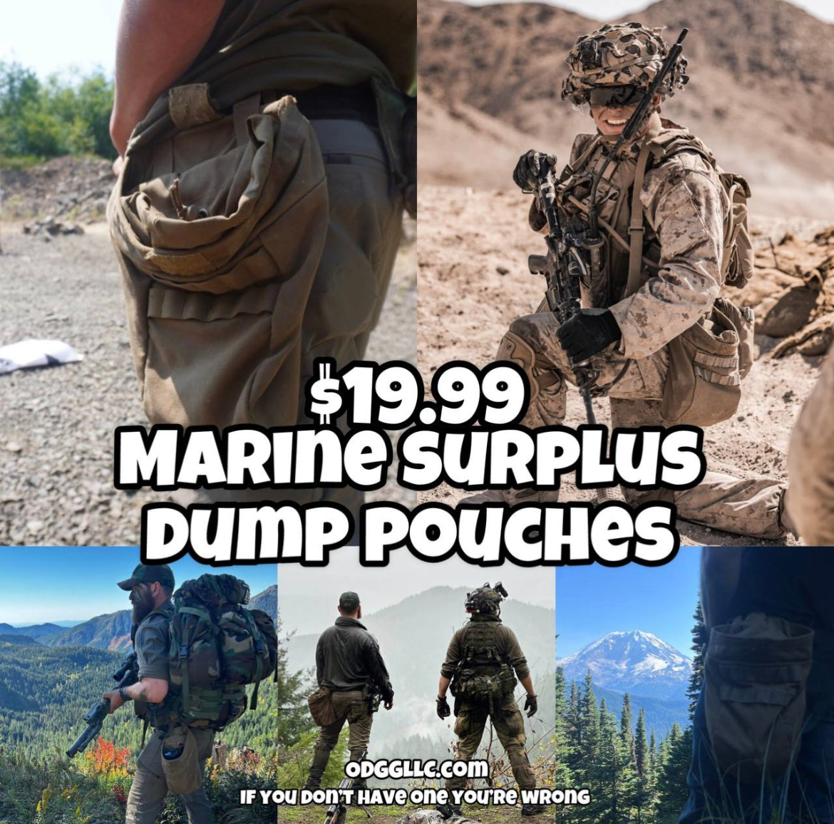 USMC FILBE ISSUE DUMP POUCH