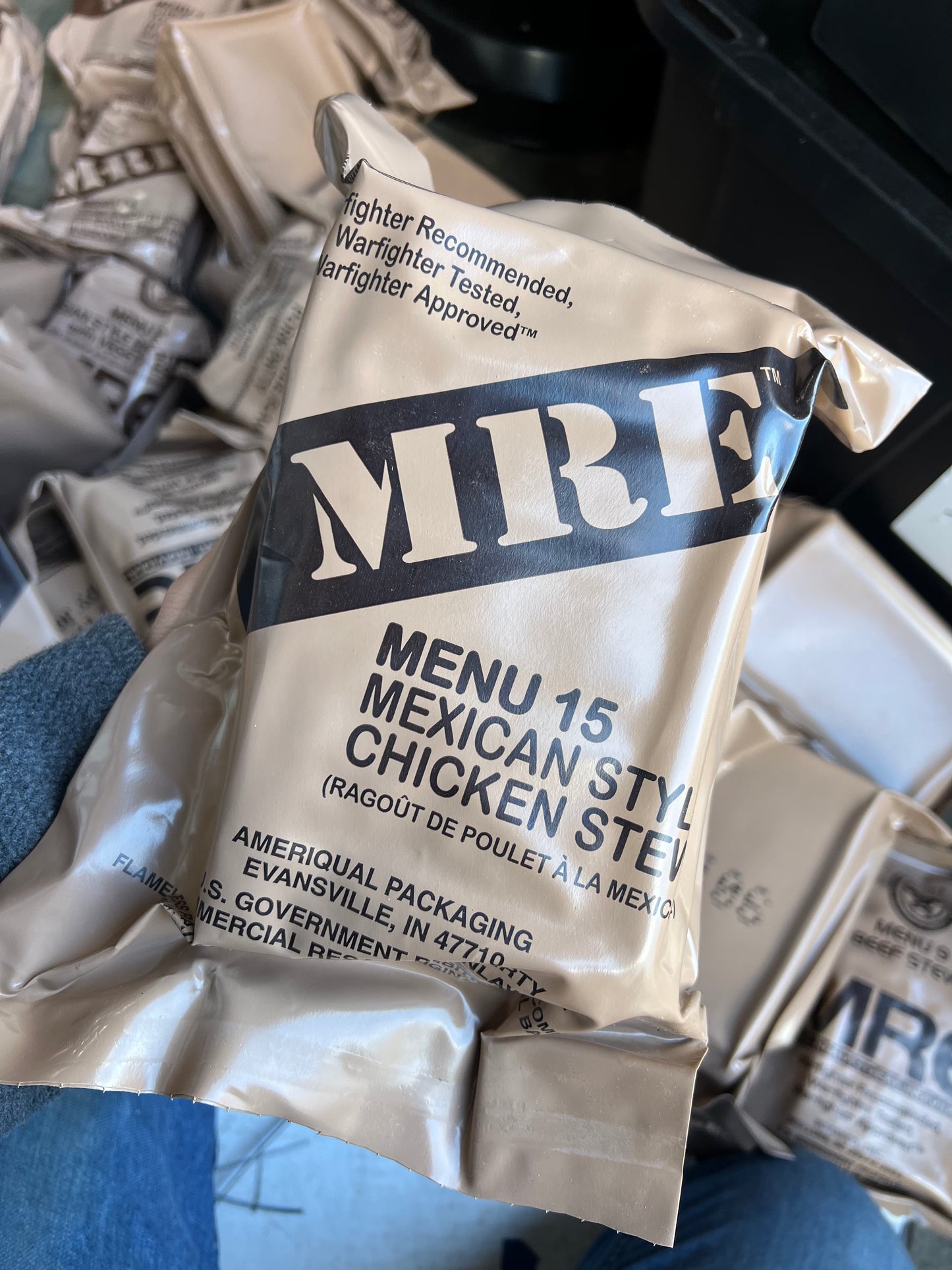 US Military Surplus Individual Meal Ready to Eat (MRE) - 1 Pack
