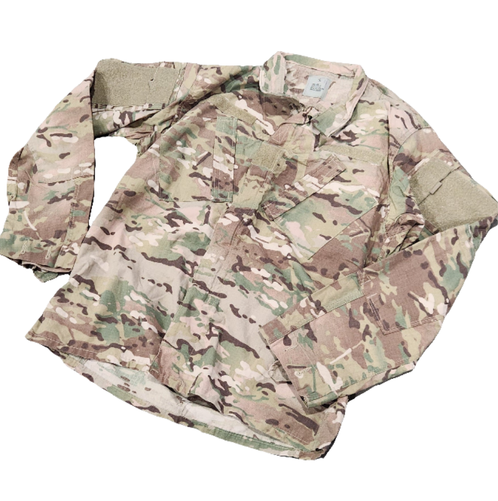 US Military Surplus Flame Resistant Army Combat Uniform Coats - Multicam