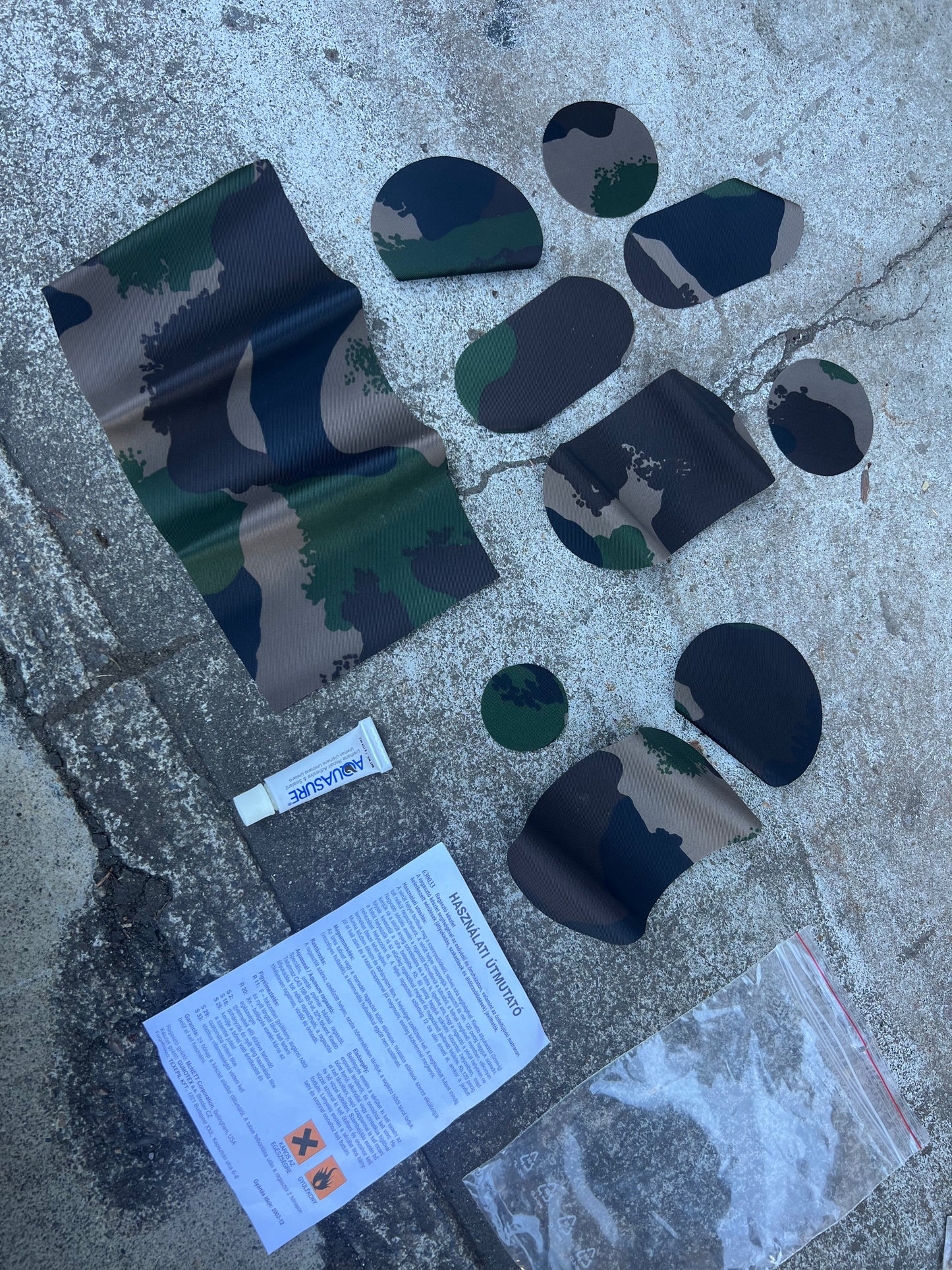 Wet Weather Patch Repair Kit - Various Sizes Included