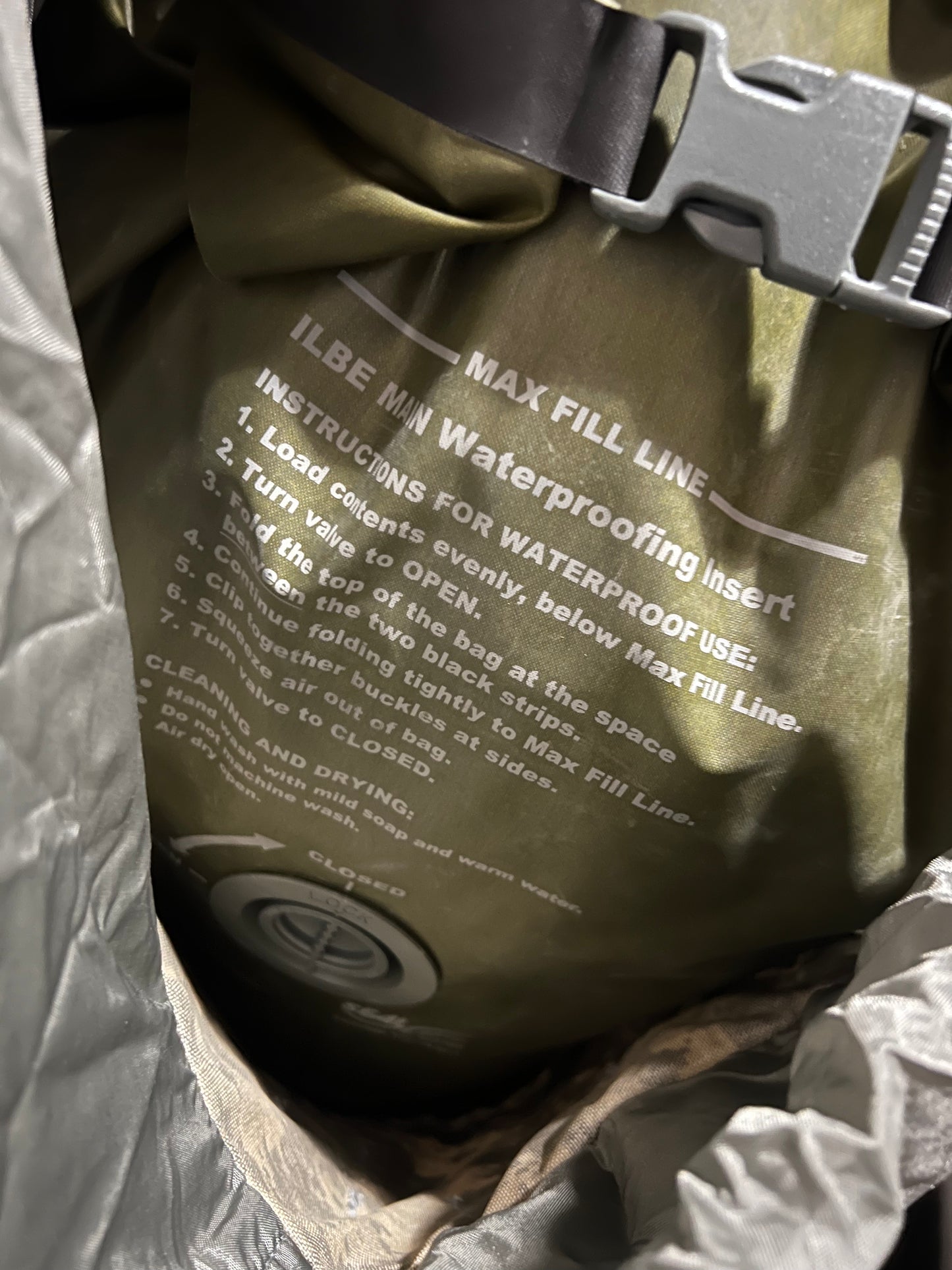 USMC Sealline Dry Bag Liners