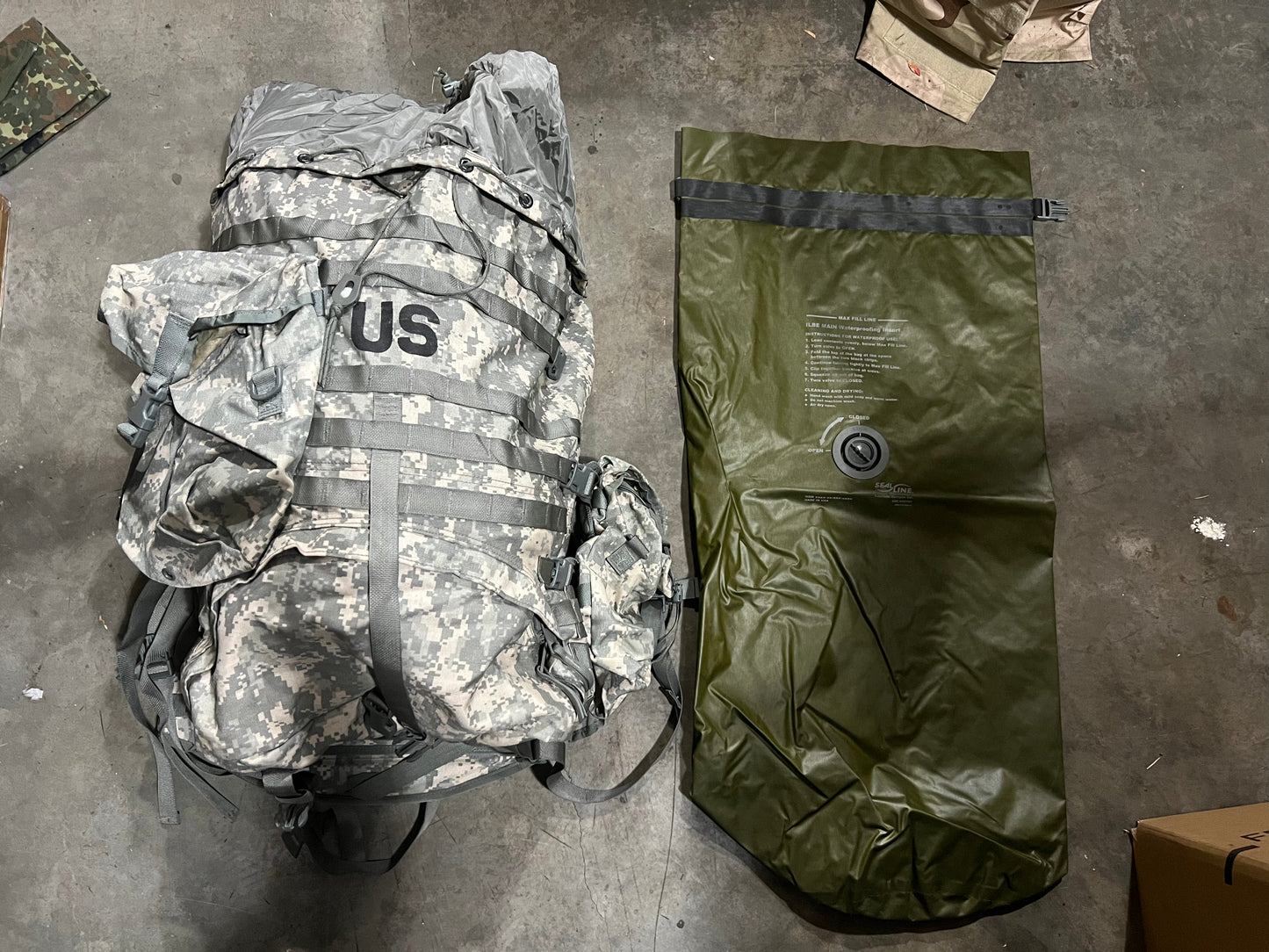 USMC Sealline Dry Bag Liners