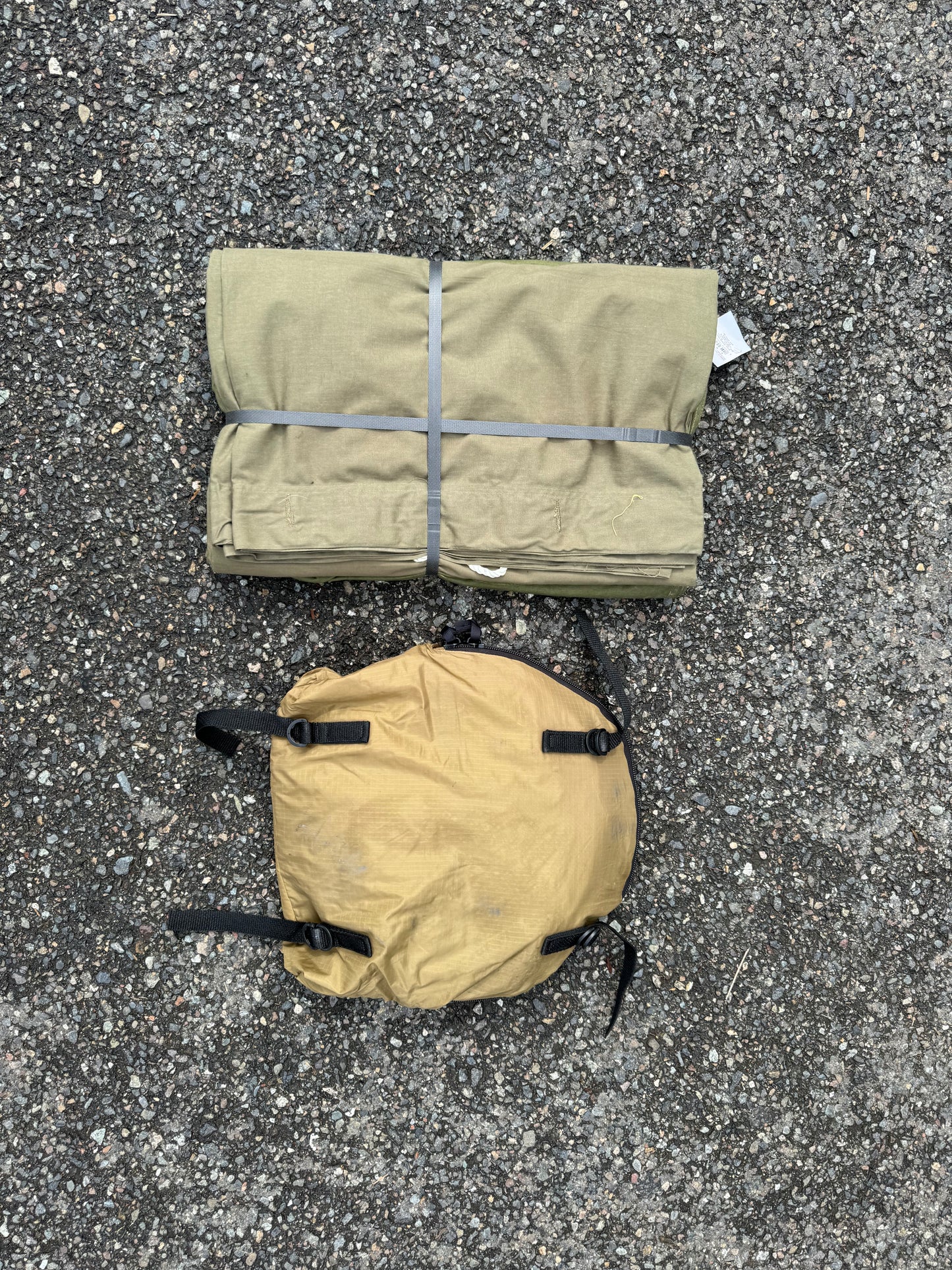 US Military issue Pop Up Tents - Used, One man bug net