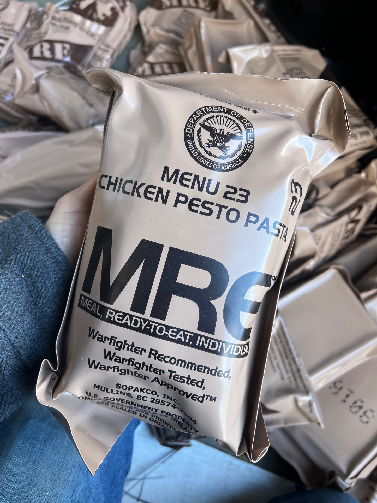 US Military Surplus Individual Meal Ready to Eat (MRE) - 1 Pack