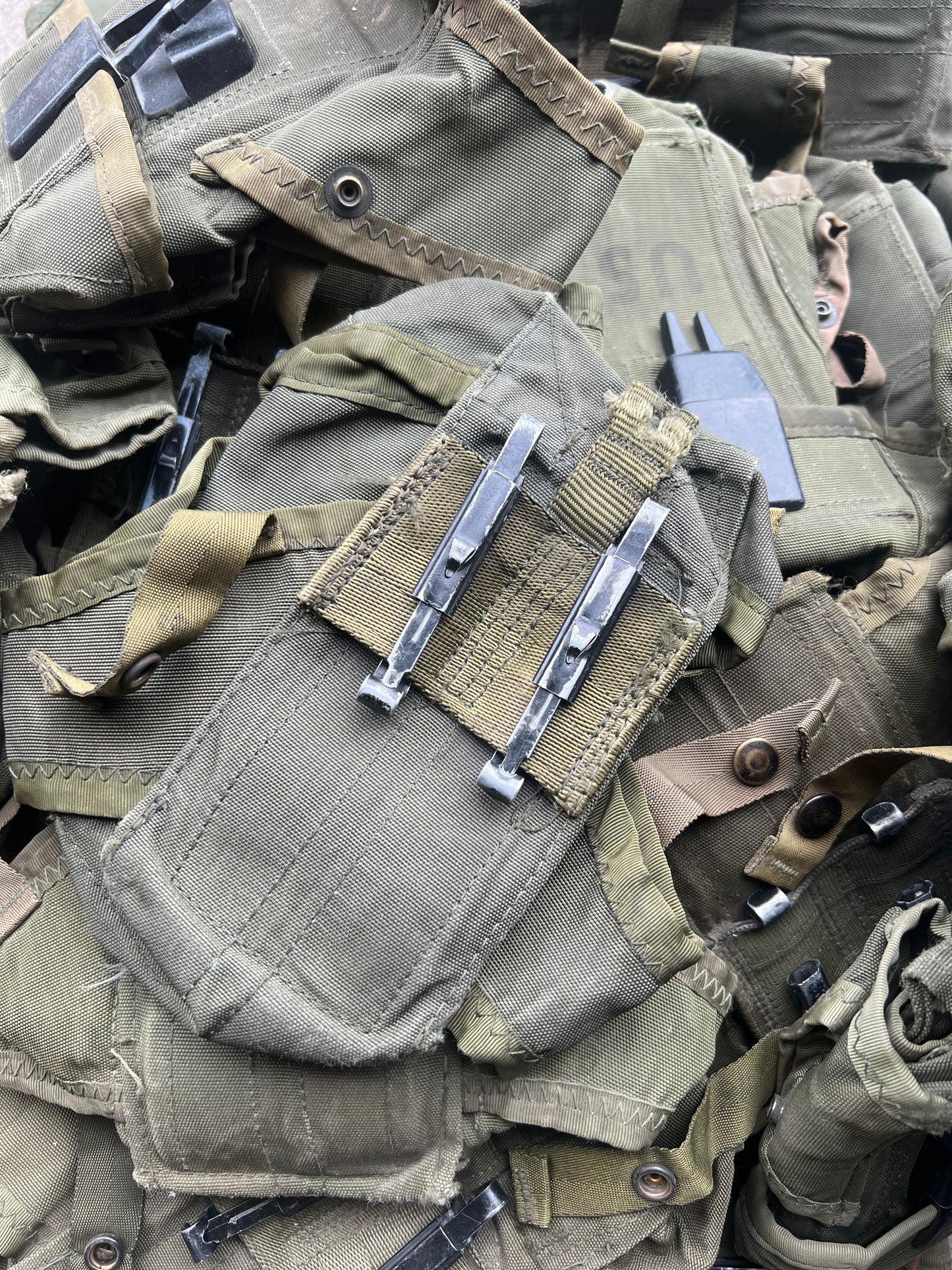 USGI LC-1 OD ALICE Triple Magazine Pouch