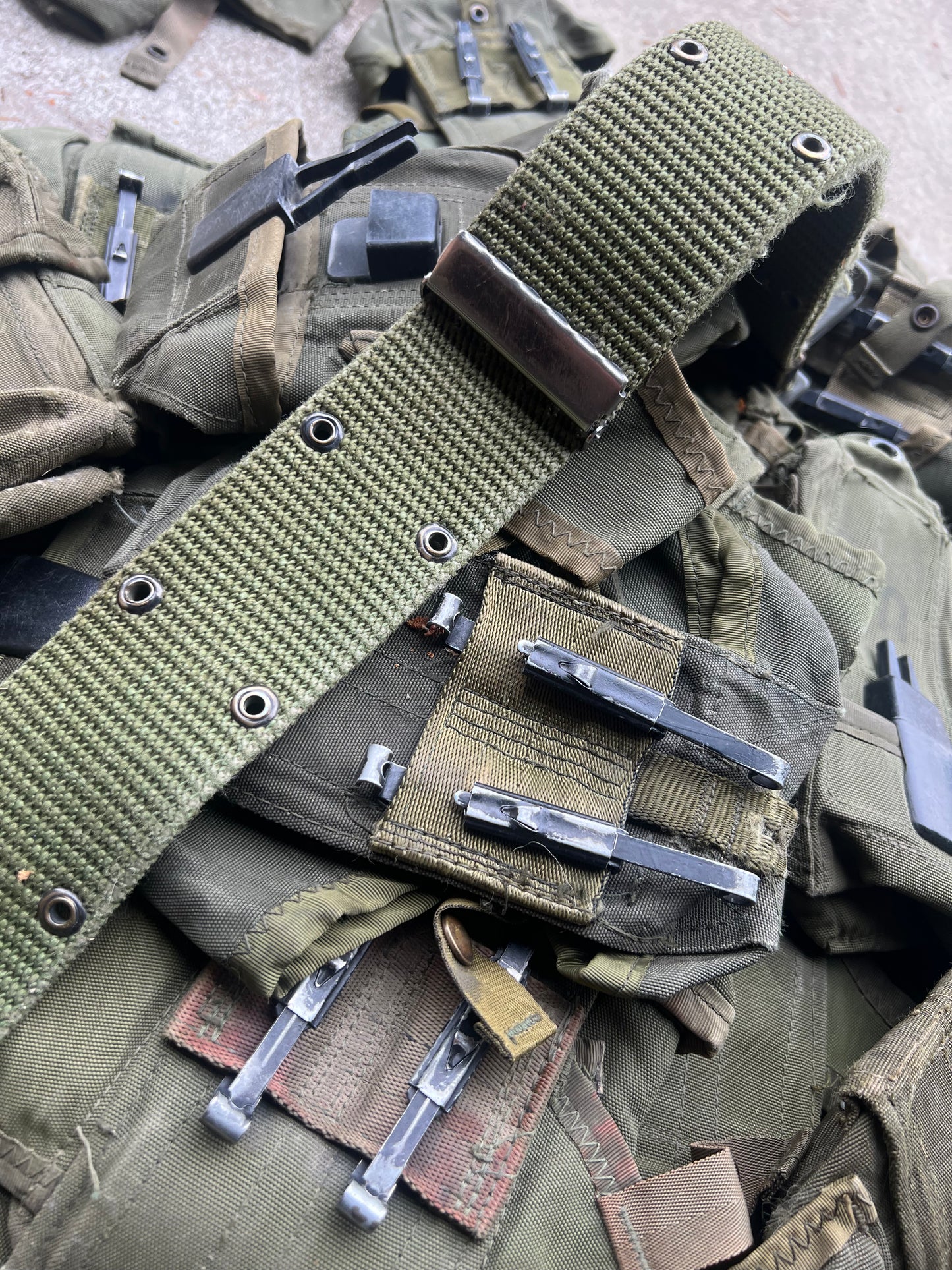 USGI LC-1 OD ALICE Triple Magazine Pouch