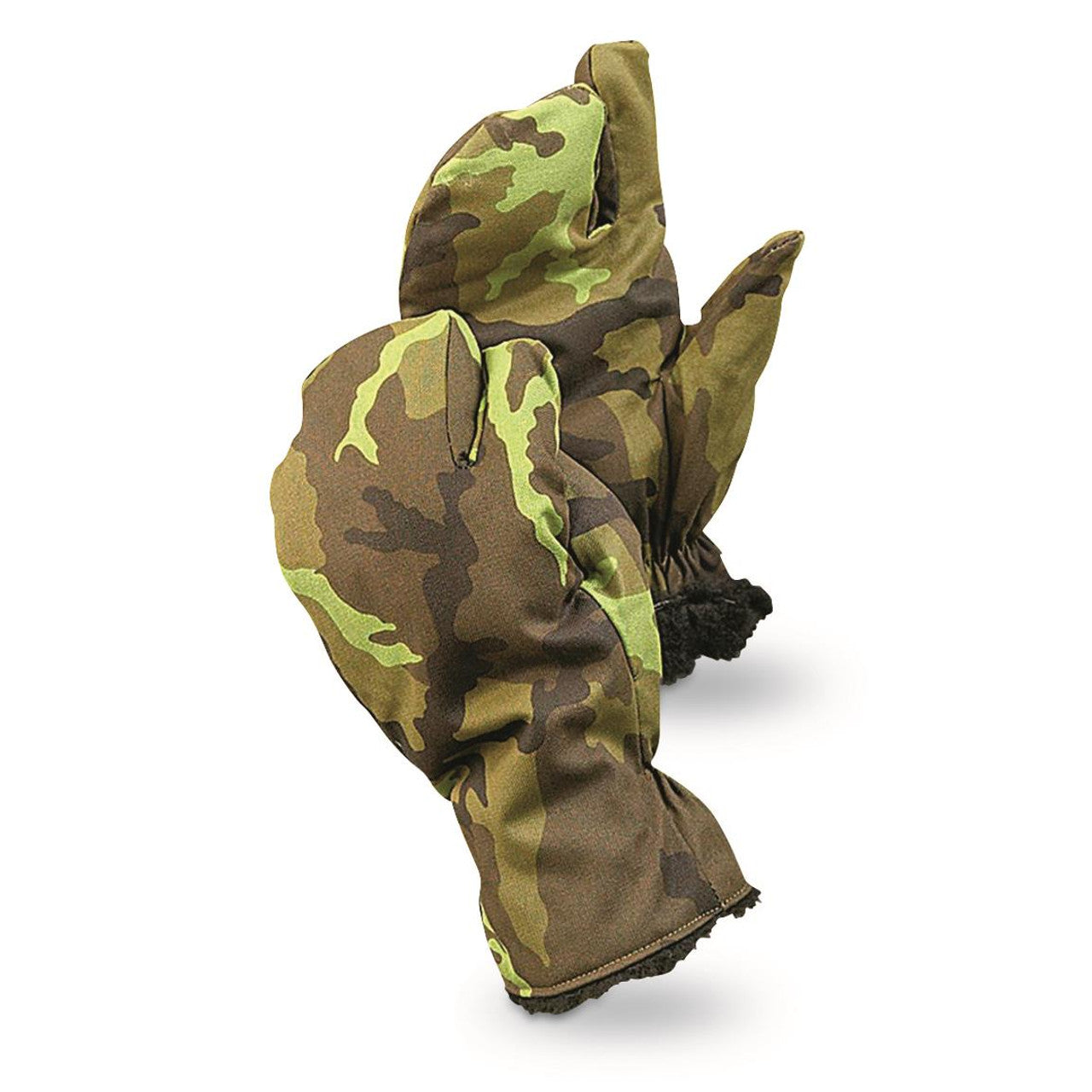 Czech Surplus Camo Trigger Mittens
