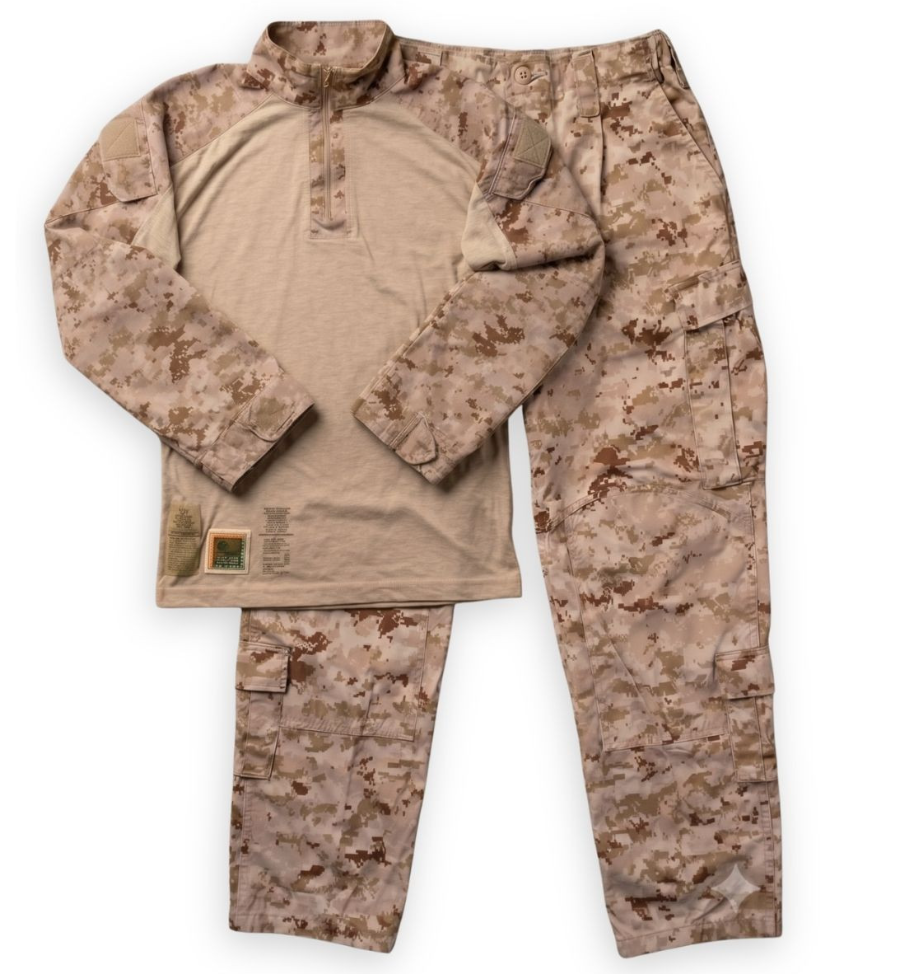 USMC Desert MARPAT Combat Shirt and Pants - UNISSUED