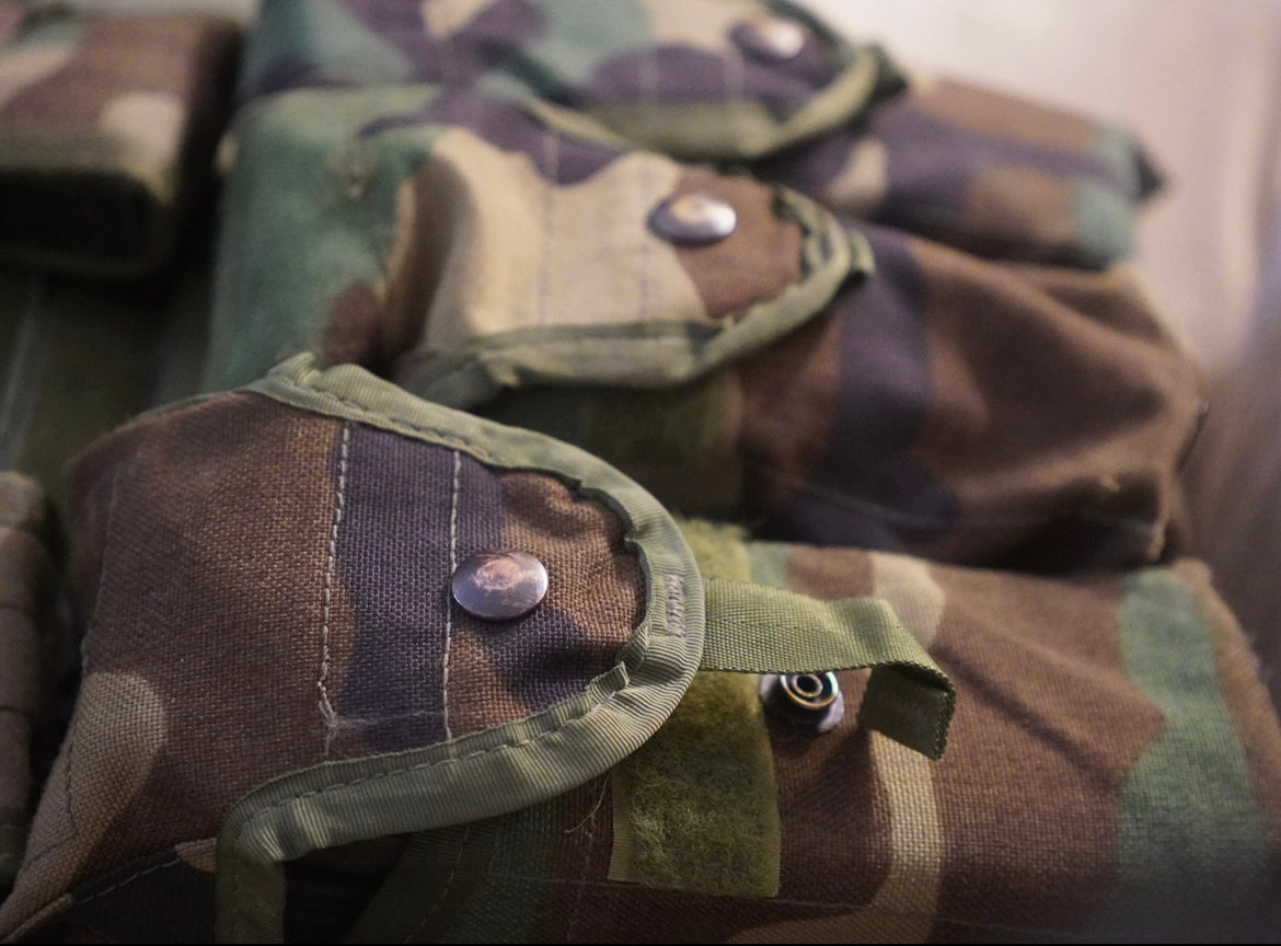USGI MOLLE-ii M81 Woodland Magazine Pouch - Used