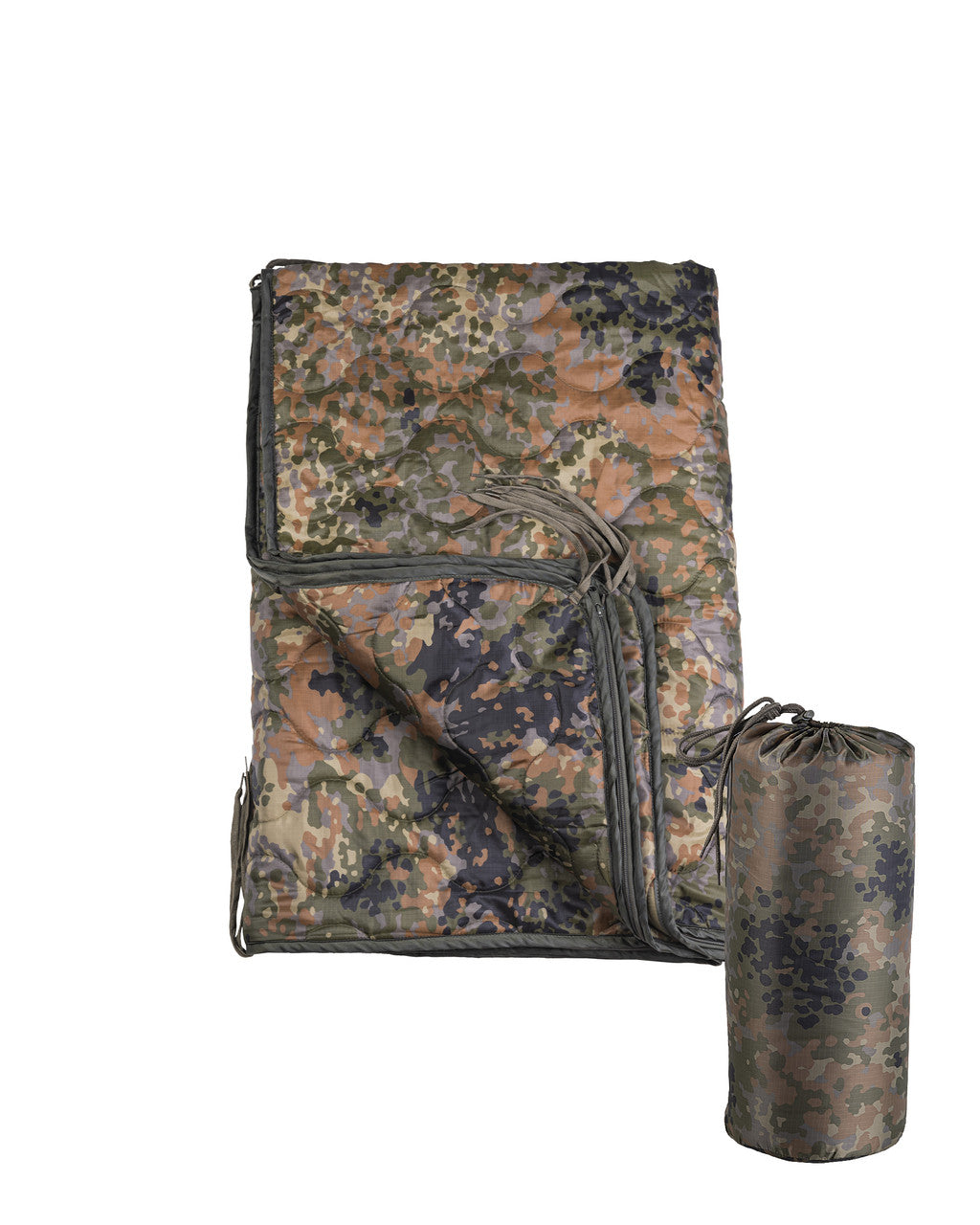Rothco Quilted Woobie Vest - Lightweight Sleeveless Zip-Up Inspired By Military Poncho Liners