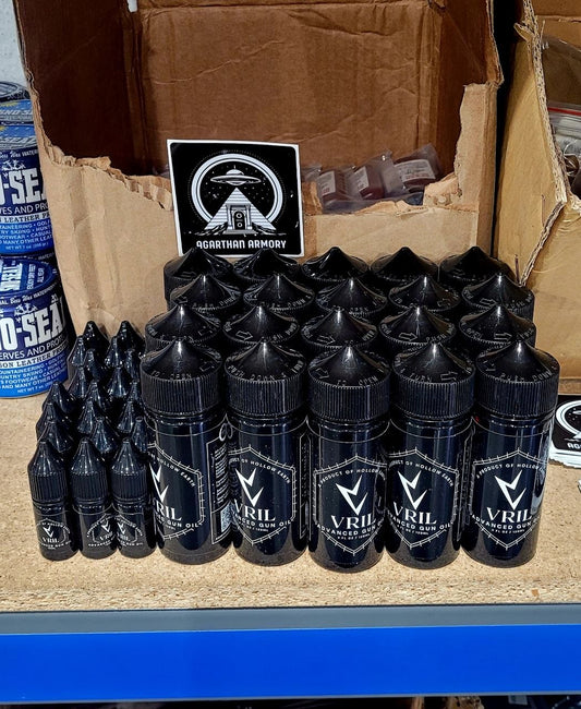 Agarthan Armory Vril Advanced CLP weapon lube.
