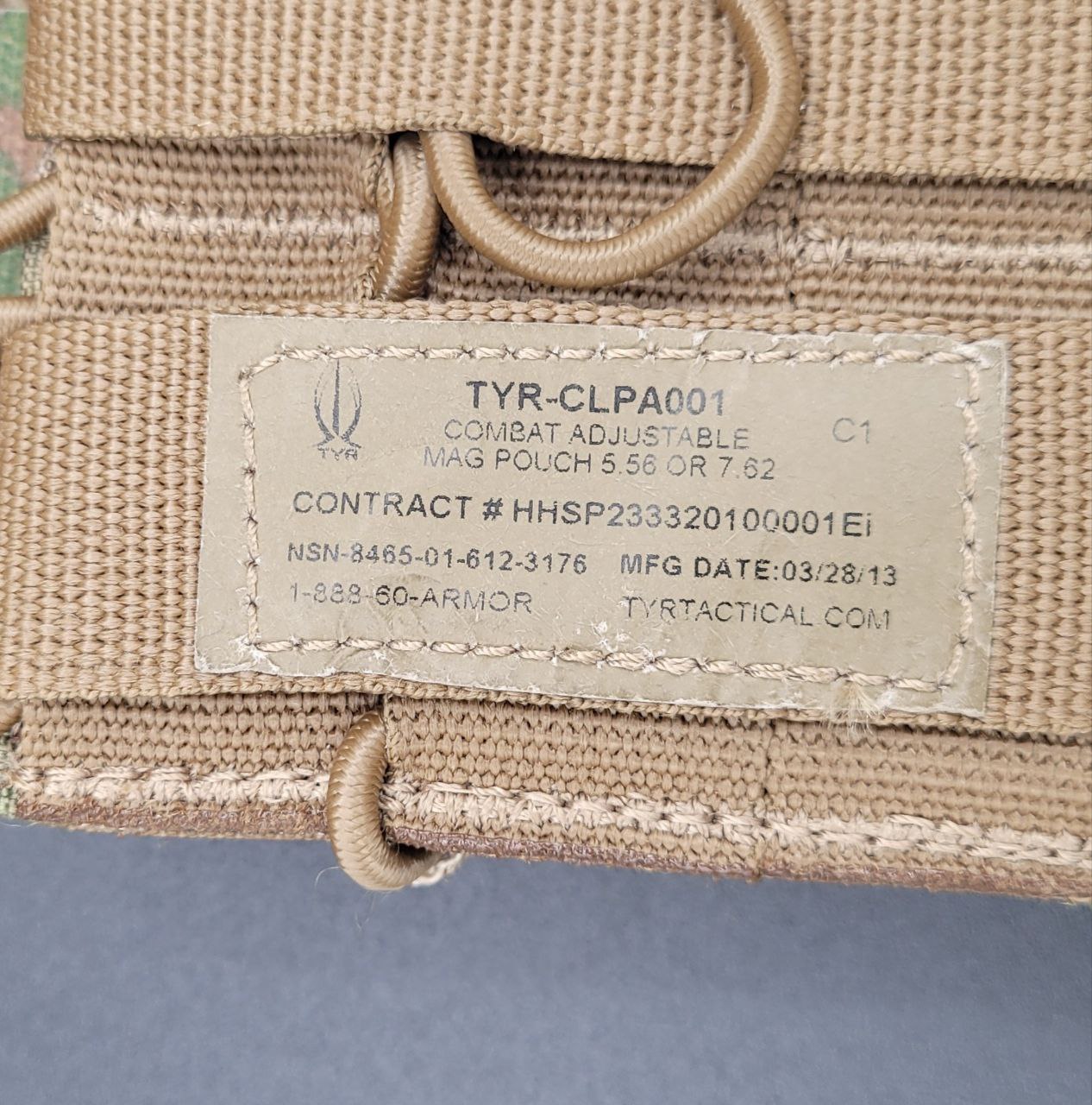 Tyr Tactical Combat Adjustable Happy Magazine Pouch - OCP