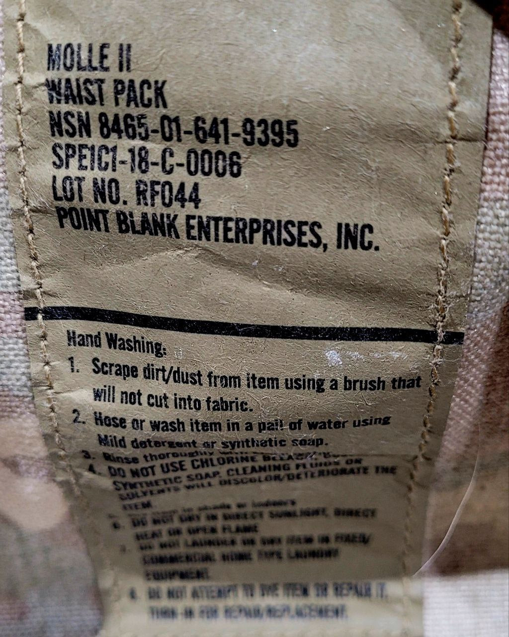 US Military Surplus MOLLE-ii Buttpack / Waistpack - Multiple Patterns