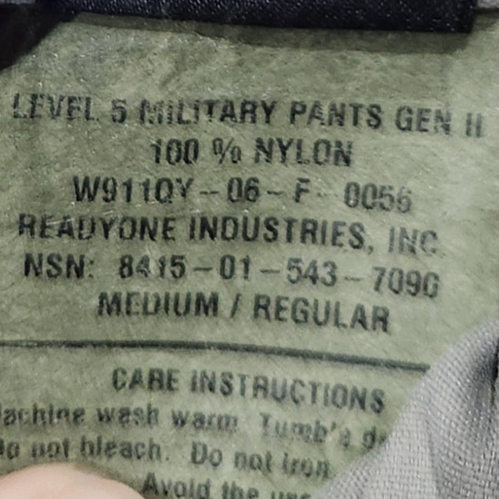Close-up of a label on a piece of clothing.