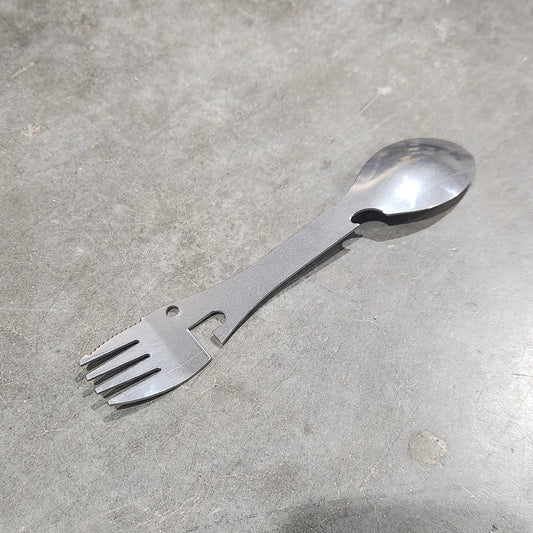 TaCtICaL Spork 5-In-1 Camping Utensil MULTITOOL - Stainless Steel