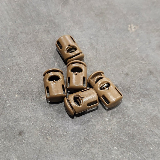 Paracord 1/4" Ellipse Spring Cord Lock -5 Packs