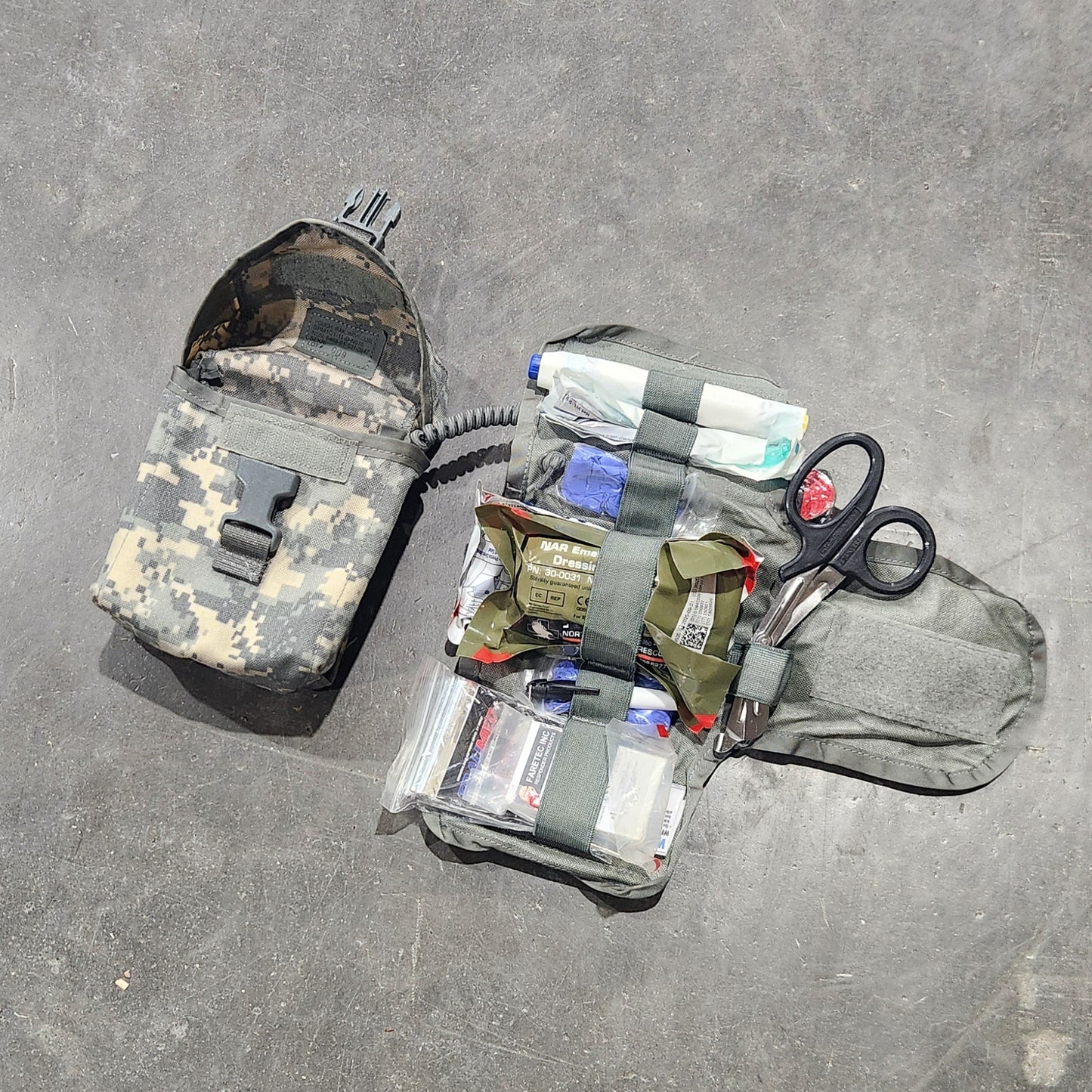 USGI IFAK (Individual first aid kit) Pouch - Multiple Patterns, Used
