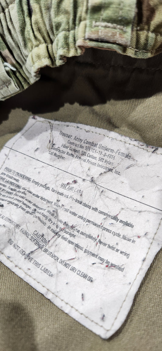 USGI Army Combat Uniforms Female Pants - Multicam, Used
