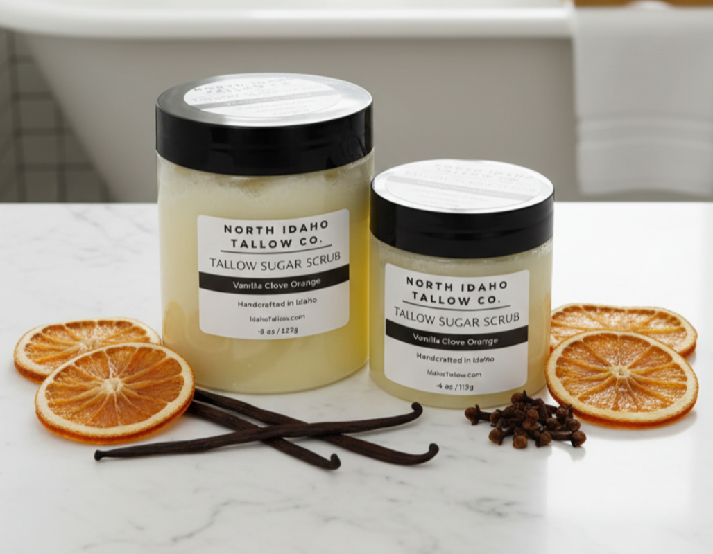 North Idaho Tallow Sugar Scrubs