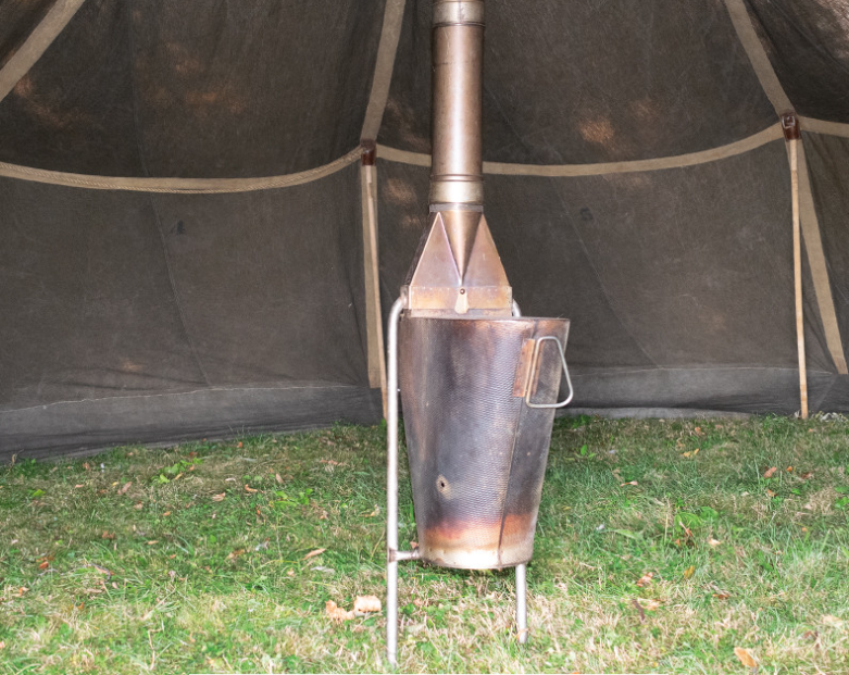 Swedish Surplus Military Field Tent w/ Stove