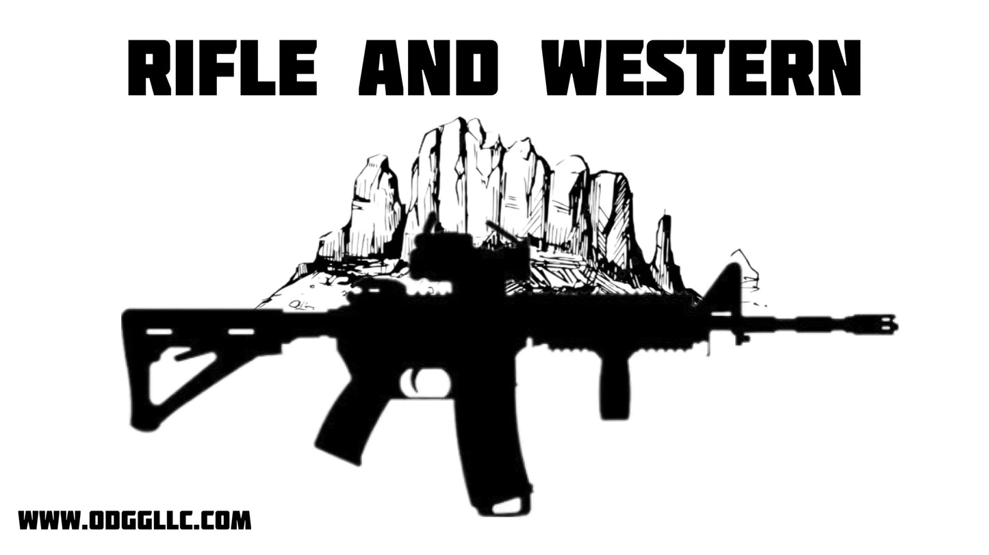 ODGG RIFLE & - STICKERS