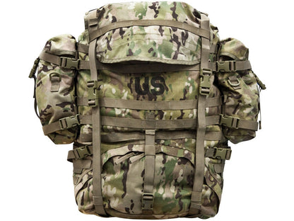 USGI MOLLE-ii Multicam / OCP suuri reppu, jossa taskut ja runko - käytetty