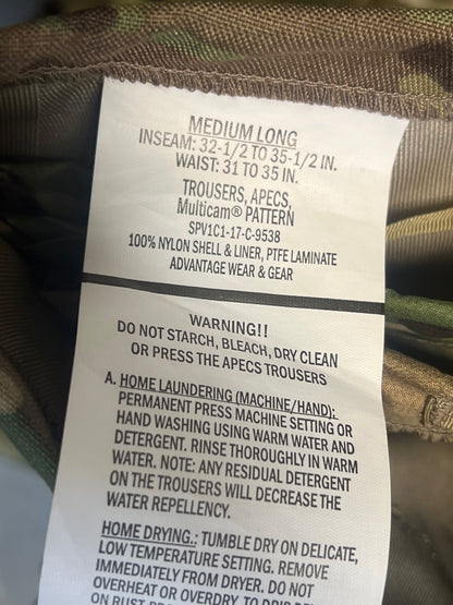 US Military Surplus Goretex Pants