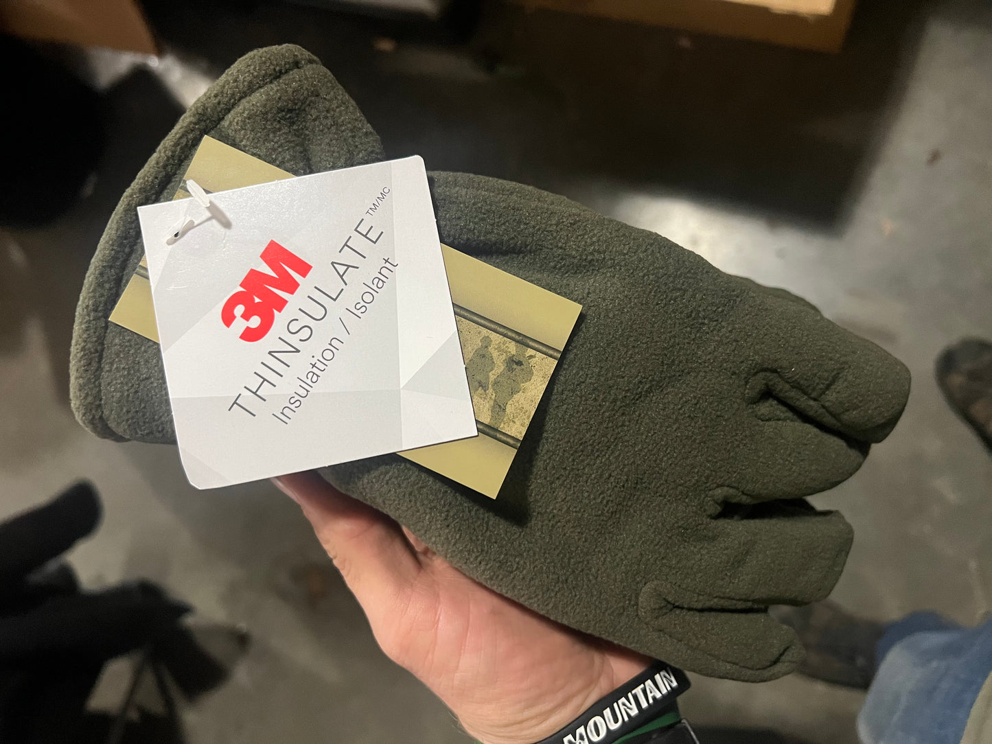 MIL-TEC Thinsulate Fleece Gloves - Olive Drab